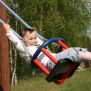Miniaturka Wooden Baby Swing (5)
