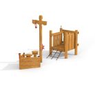 Small Wooden Playground Ship