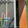 HPL Bench Chess and ludo game s drvenom klupom i pločom za igru šaha i ludo.